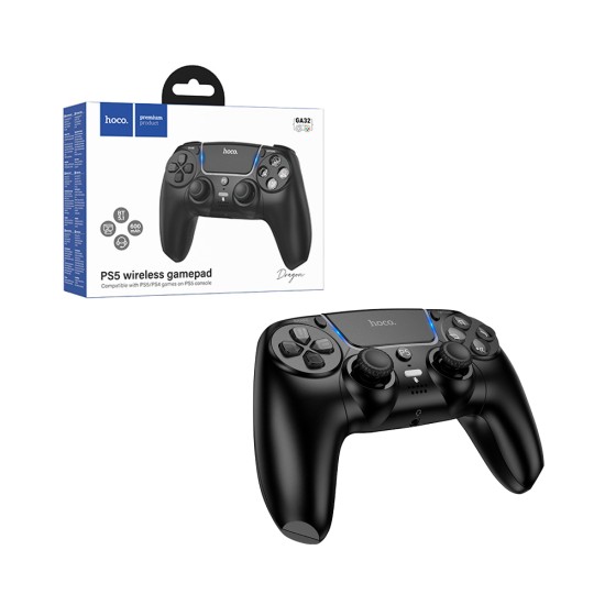 Comando sem fios Hoco GA32 Dragon para PS5 Preto